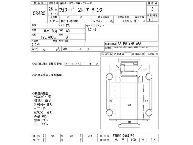 Isuzu FORWARD 2014 8464618-2