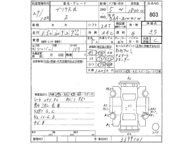 Toyota PRIUS 2015 8454337-2