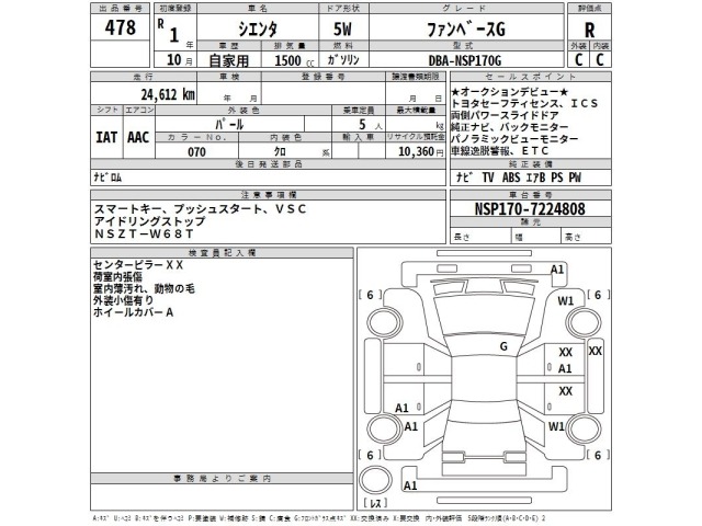 Toyota SIENTA 2019 8444260-2