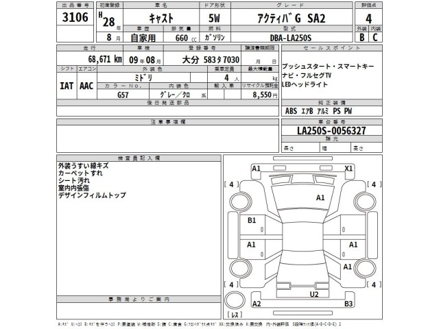 Daihatsu CAST 2016 8476628-2