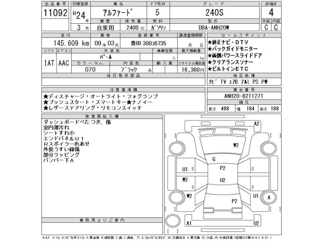 Toyota ALPHARD 2012 8491929-2