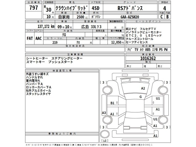 Toyota CROWN 2018 8480127-2
