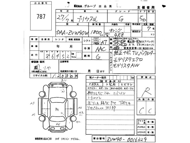 Toyota PRIUS 2015 8482660-2