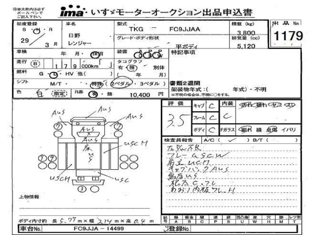 Hino RANGER 2017 8491460-2