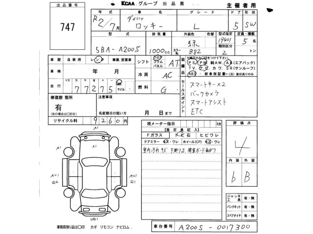 Daihatsu ROCKY 2020 8493606-2