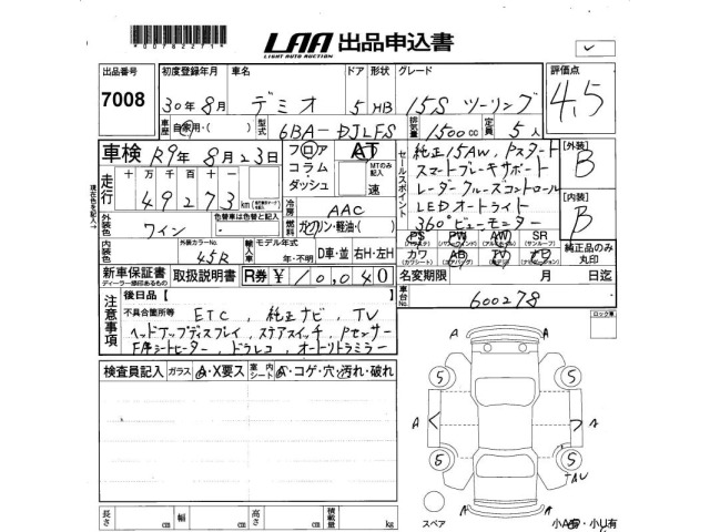 Mazda DEMIO 2018 8505626-2