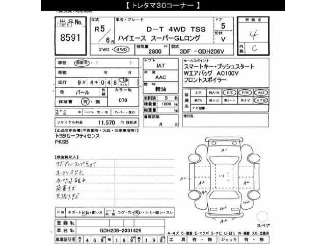 Toyota HIACE VAN 2023 8506855-2