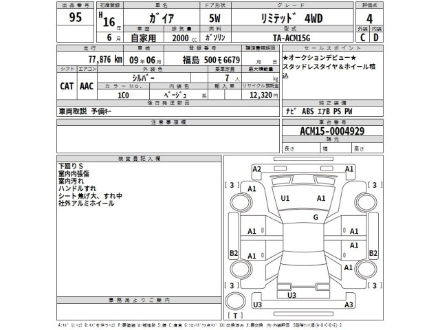 Toyota GAIA 2004 8514565-2