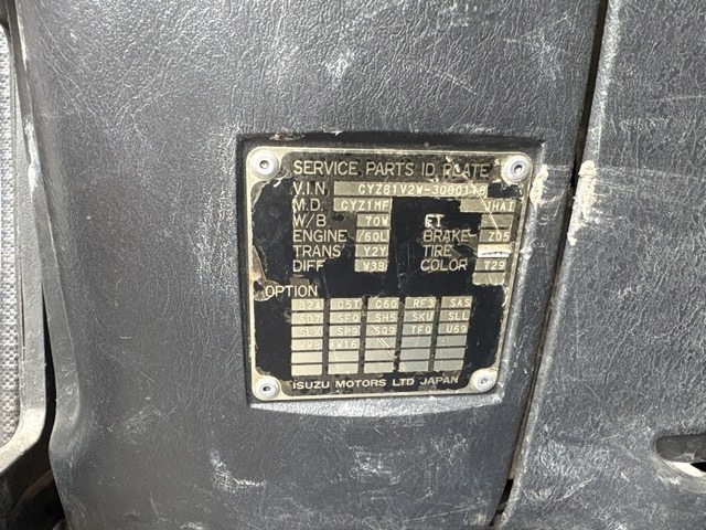 Isuzu GIGA 1998 8513963-7