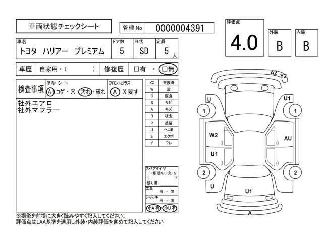 Toyota HARRIER 2015 8514652-3