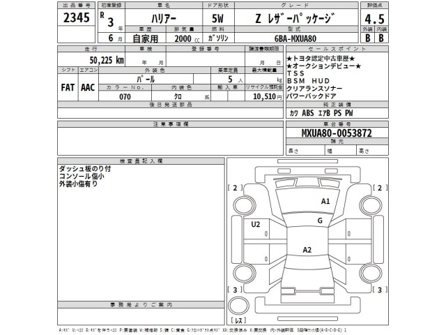 Toyota HARRIER 2021 8515020-2