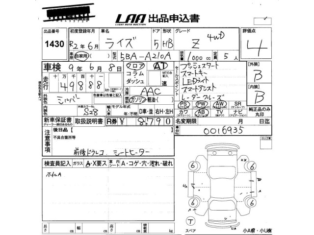 Toyota RAIZE 2020 8511352-2