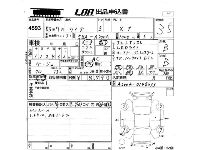 Toyota RAIZE 2021 8511361-2