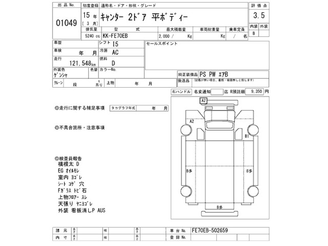 Mitsubishi CANTER 2003 8519806-2