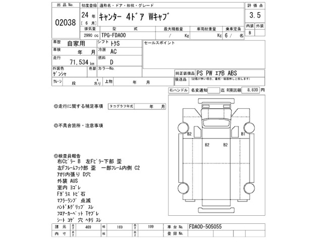 Mitsubishi CANTER 2012 8582461-2