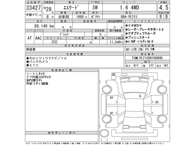 Suzuki ESCUDO 2016 8584463-2