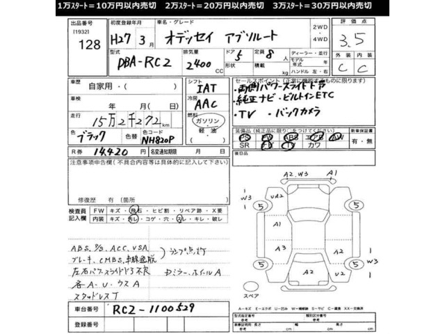 Honda ODYSSEY 2015 8579050-2