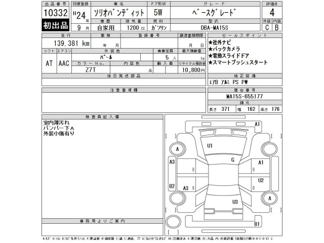 Suzuki SOLIO 2012 8585344-2