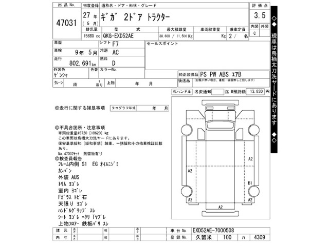 Isuzu GIGA 2015 8587070-2