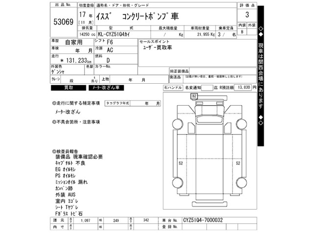 Isuzu GIGA 2005 8587138-2