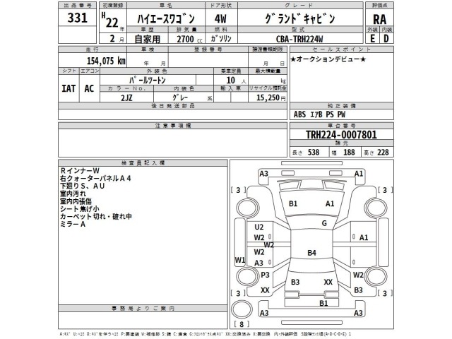 Toyota HIACE WAGON 2010 8595052-2