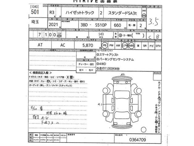 Daihatsu HIJET TRUCK 2021 8597196-2