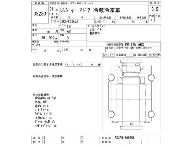 Hino RANGER 2019 8587555-2