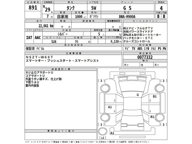 Toyota TANK 2017 8594525-2