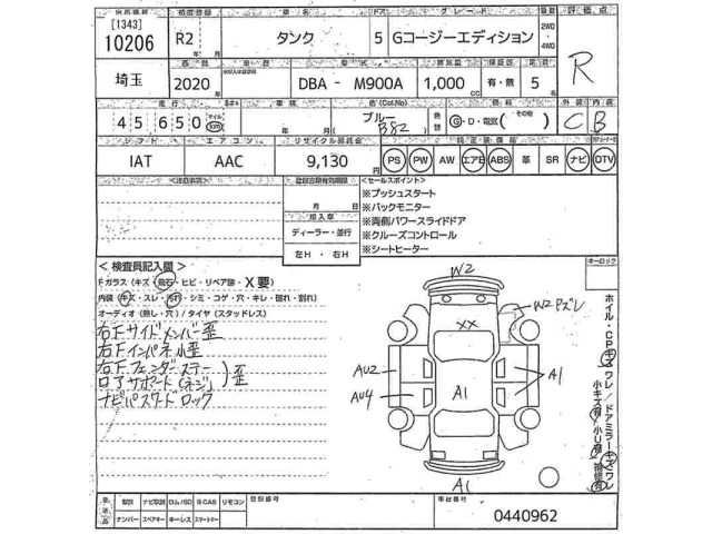 Toyota TANK 2020 8594535-2