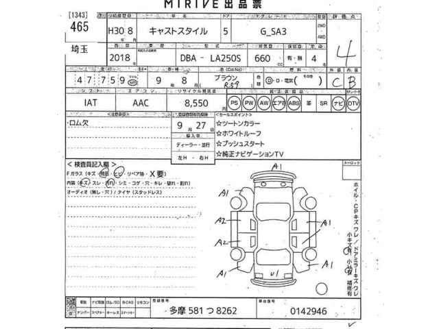 Daihatsu CAST 2018 8598405-2