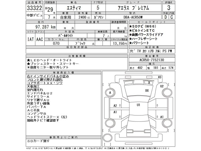 Toyota ESTIMA 2017 8598436-2
