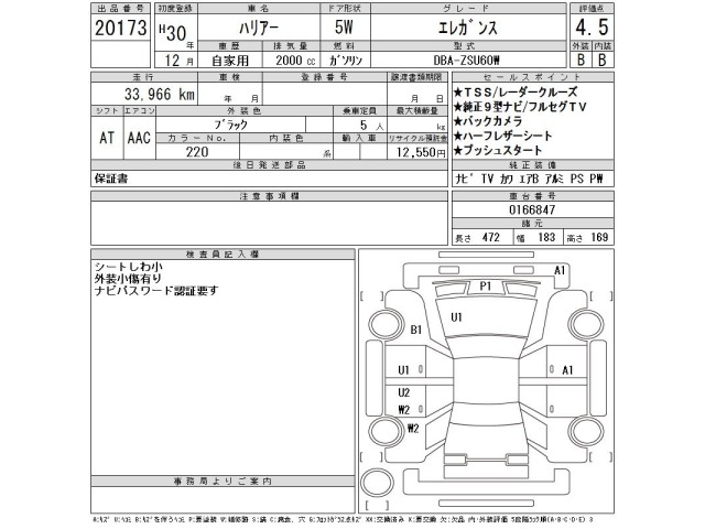 Toyota HARRIER 2018 8603153-2