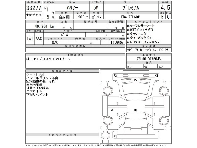 Toyota HARRIER 2019 8603169-2