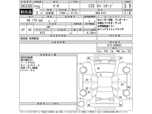 Nissan MARCH 2013 8600380-2