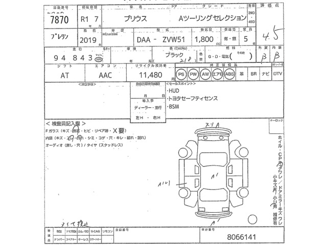 Toyota PRIUS 2019 8600187-2
