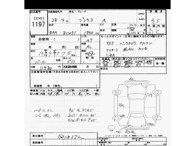 Toyota PRIUS 2016 8600193-2