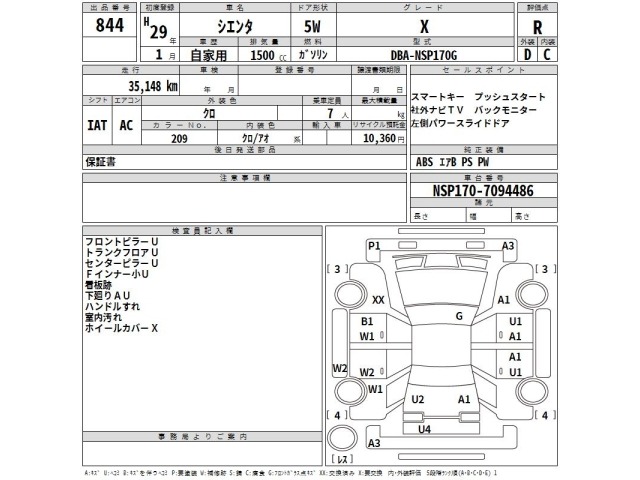 Toyota SIENTA 2017 8600815-2