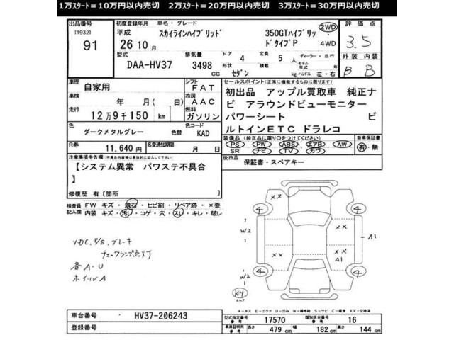 Nissan SKYLINE 2014 8607580-2