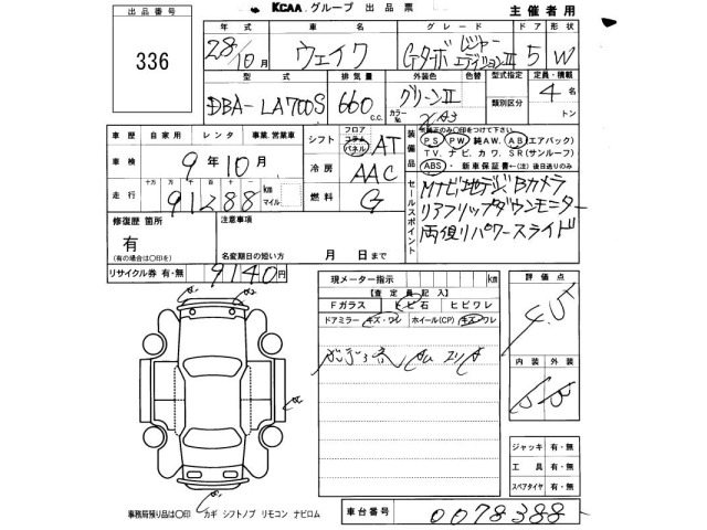 Daihatsu WAKE 2016 8610852-2