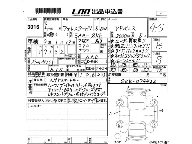 Subaru FORESTER 2022 8621596-2