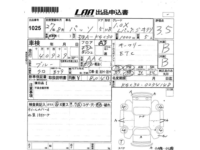 Toyota PASSO 2015 8620647-2