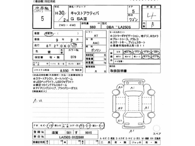 Daihatsu CAST 2018 8622875-2