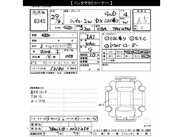 Toyota HIACE WAGON 2017 8622025-2