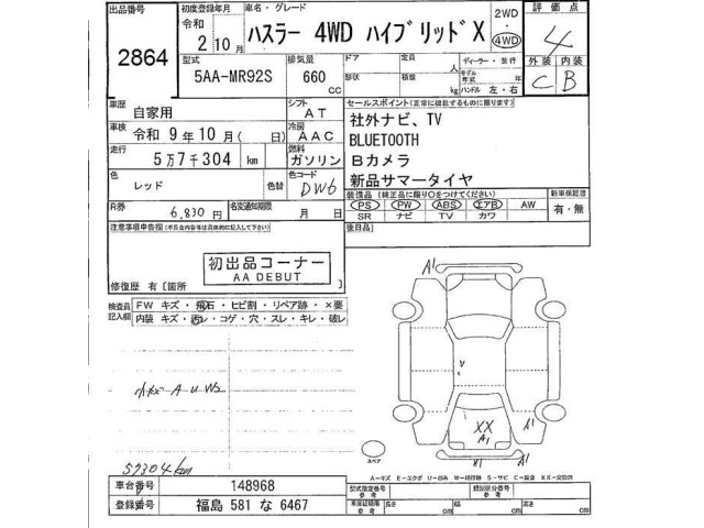Suzuki HUSTLER 2020 8624748-2