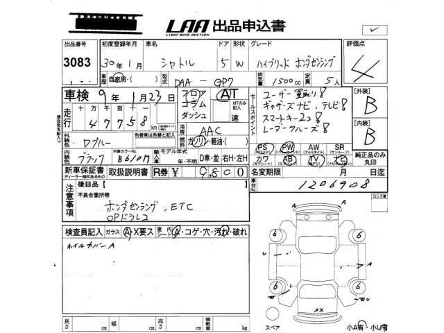 Honda SHUTTLE 2018 8624529-2