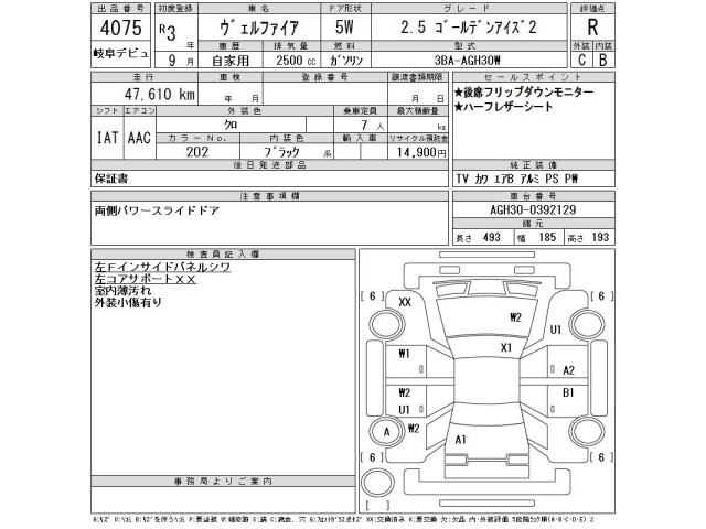 Toyota VELLFIRE 2021 8622764-2