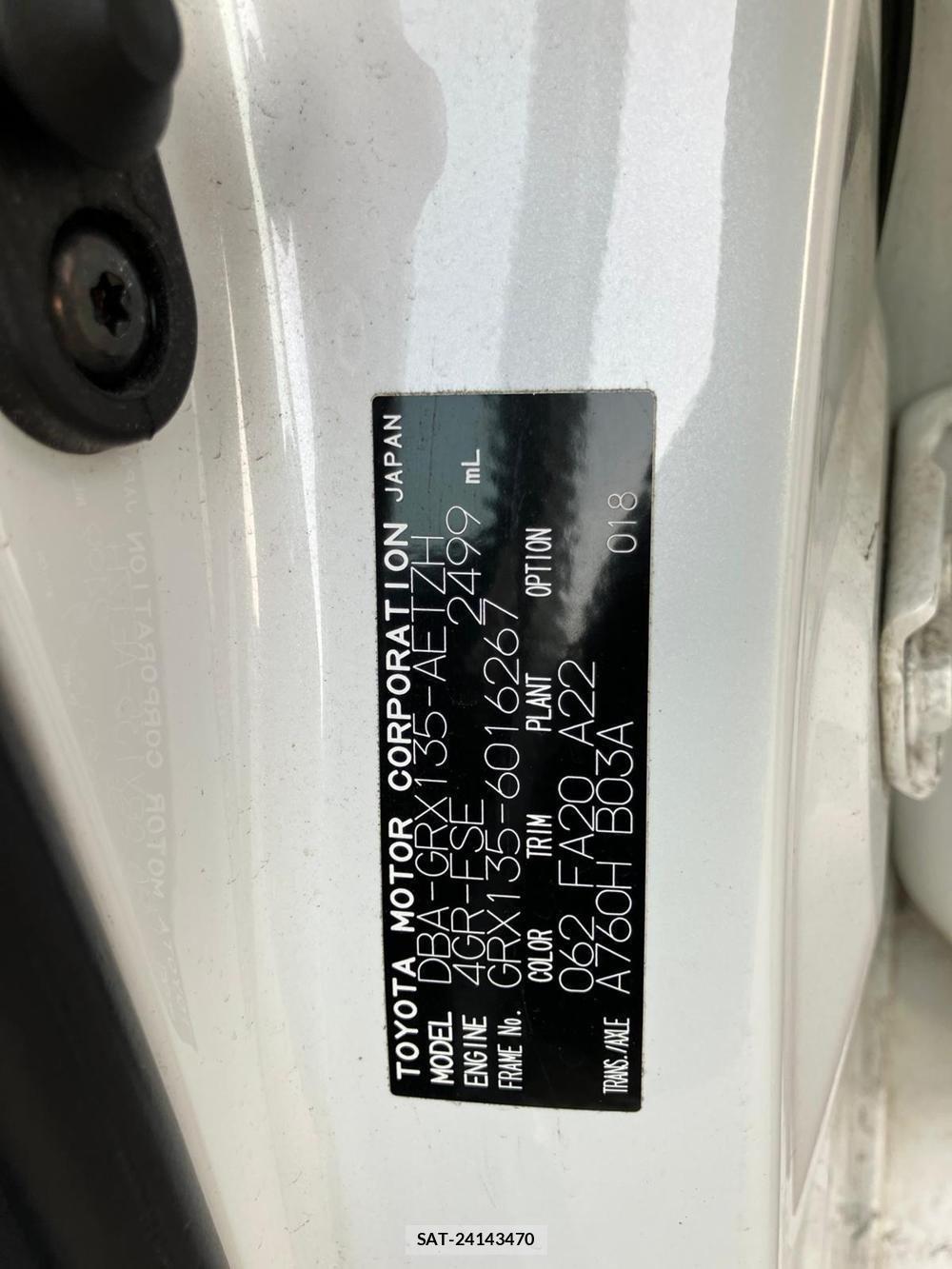 Toyota MARK X 2018 976202-42