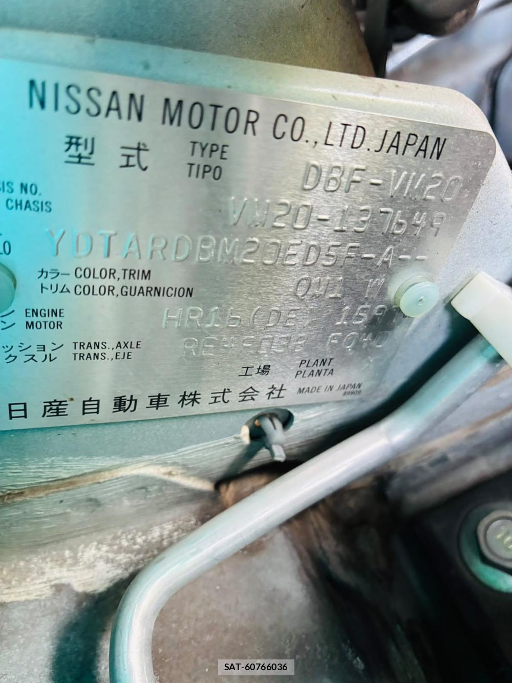 Nissan VANETTE VAN 2019-07 8483664-38