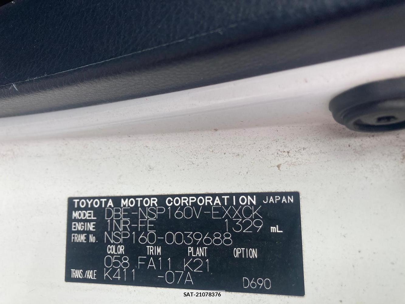 Toyota PROBOX 2018 1297074-34