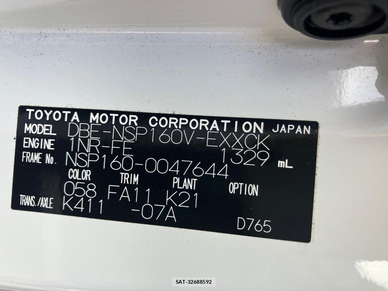 Toyota PROBOX 2019 1298871-36